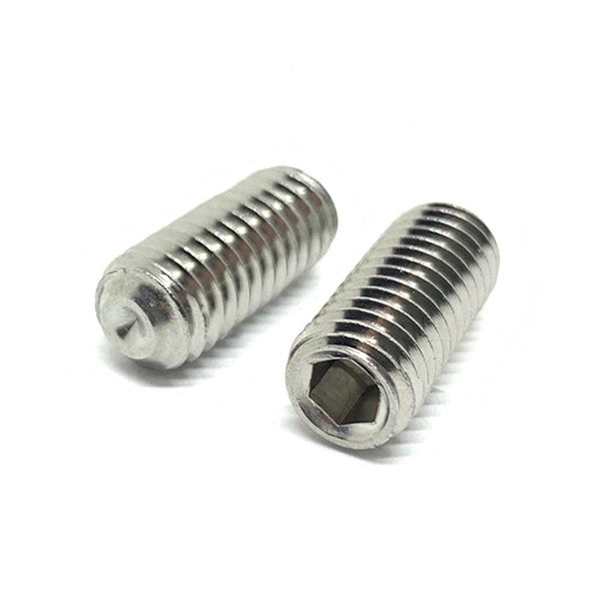 #10-32x3/8" Stainless Steel Cup Point Allen Socket Set Screw