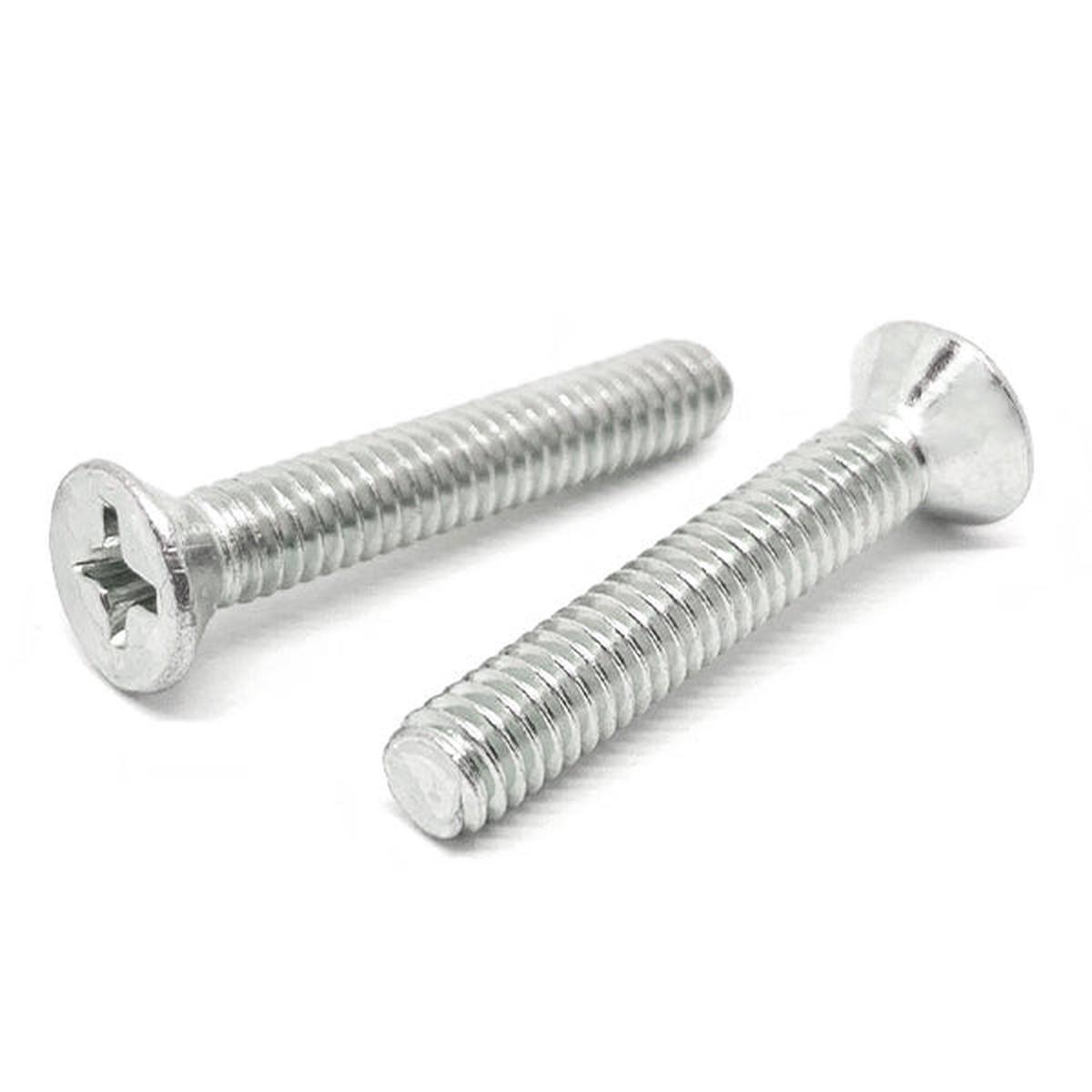 M3-0.5x14 Stainless Steel A2 Phillips Flat Head Machine Screws