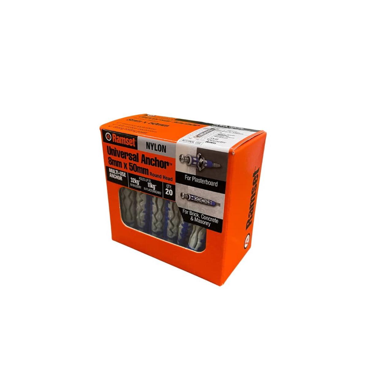 Universal Anchor 8x50 Pk20 Ramset