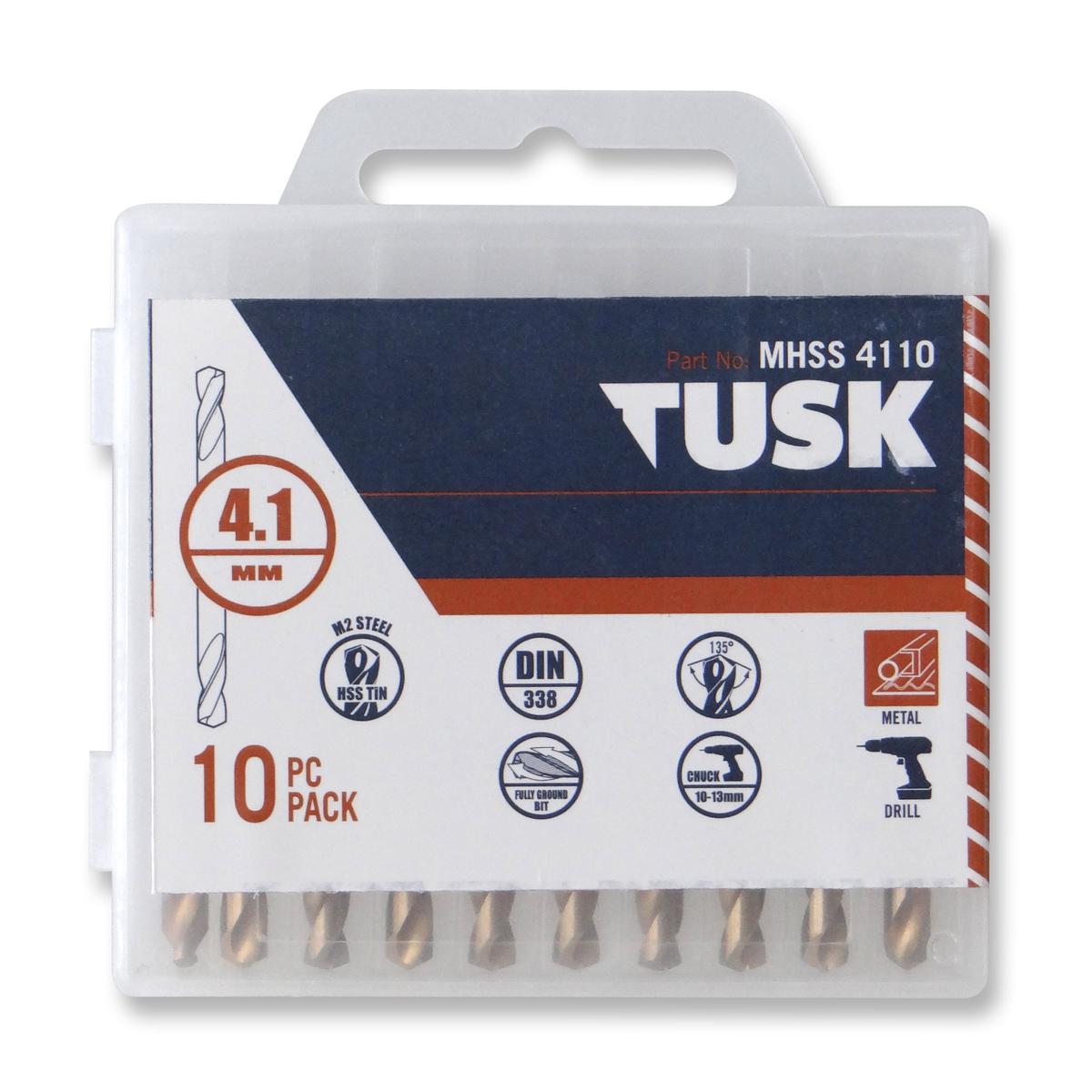 Tusk Double-End Drill Bits - 4.1 X 55 10Pc Pack
