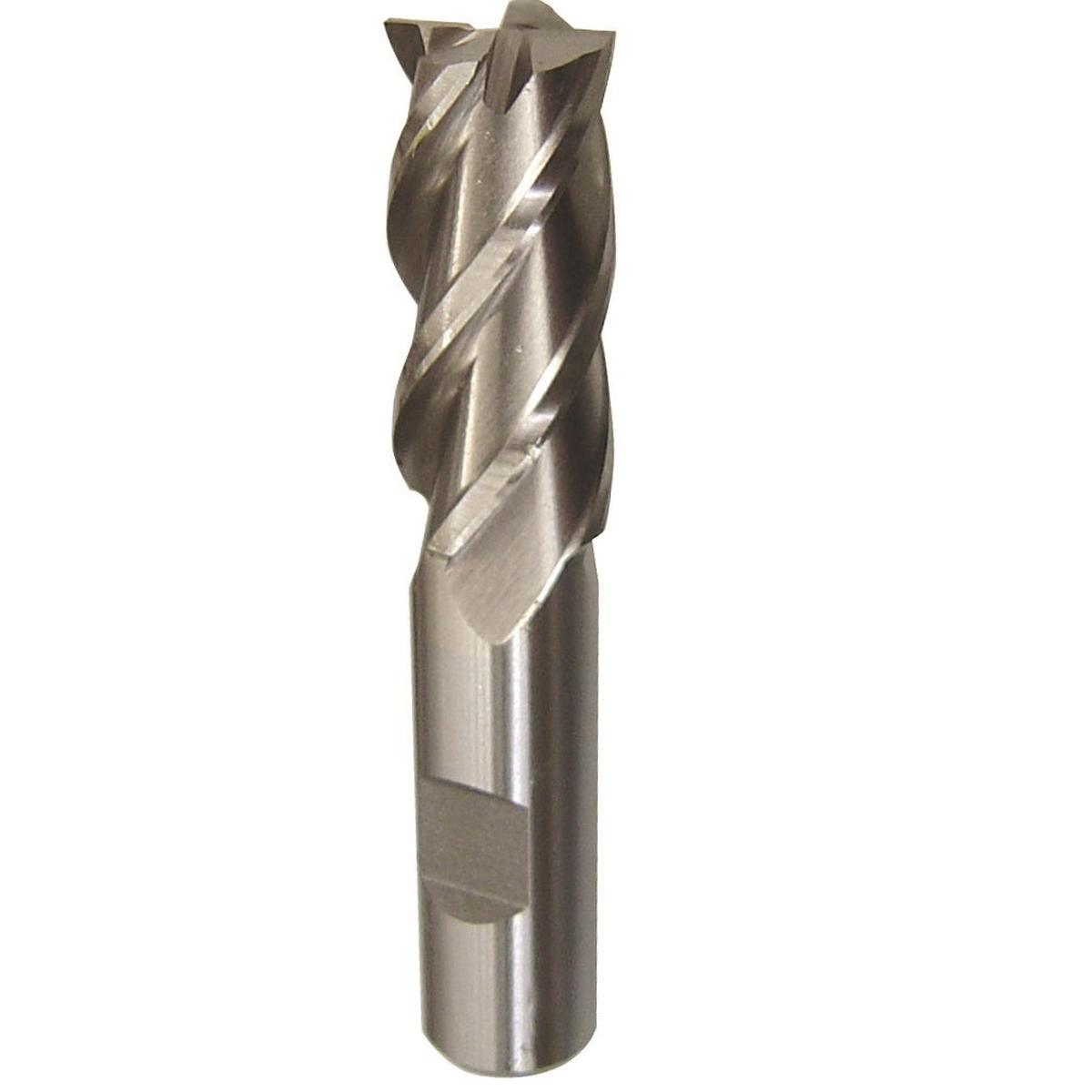 1-1/8" X 1" HSS 4 Flute Single End Center Cutting End Mill