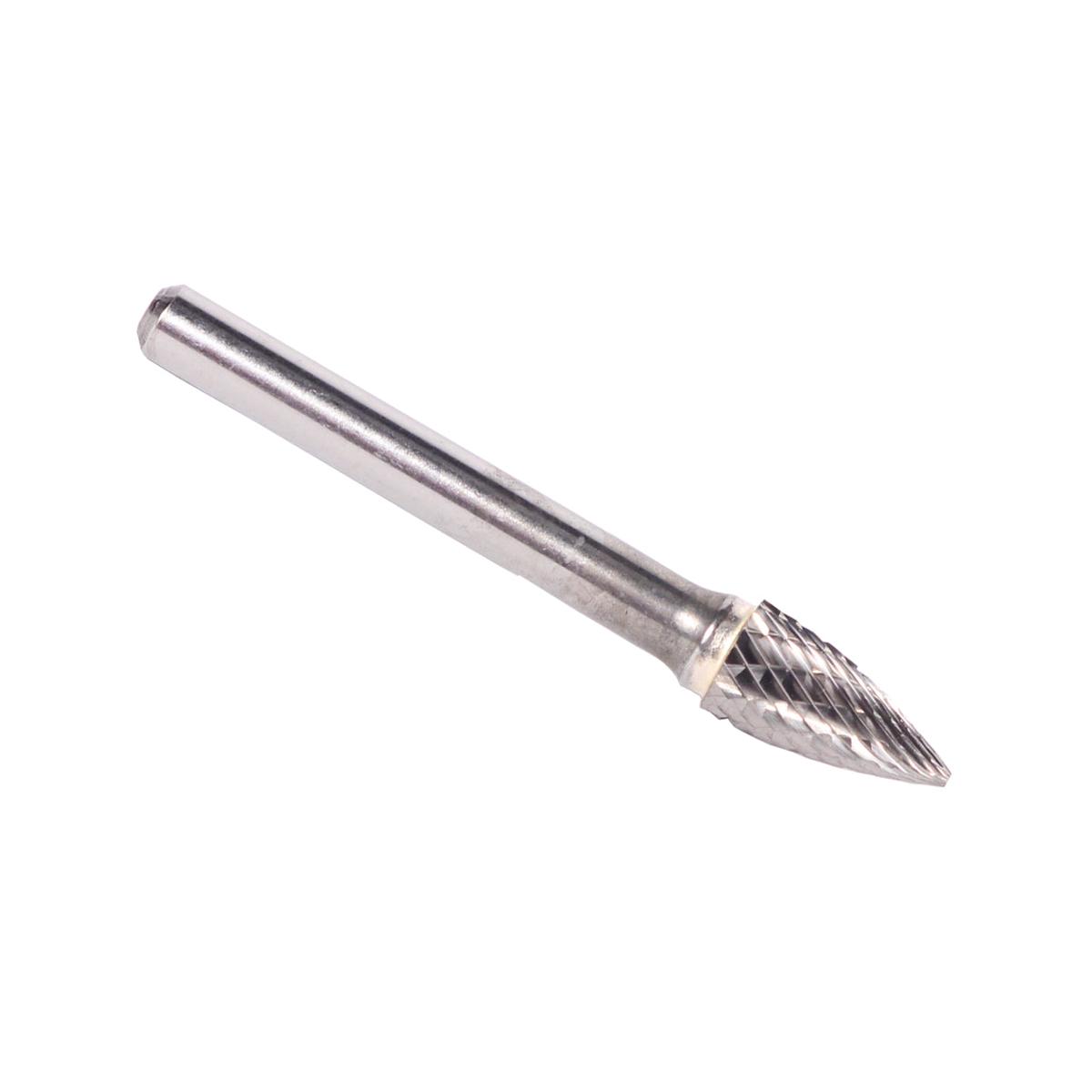 SG-5 1/2" X 1" Tree Pointed End Carbide Bur 1/4" Shank